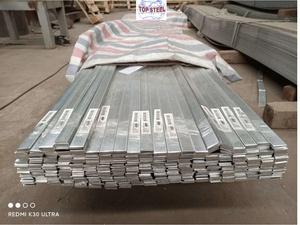 Barres plates en acier galvanisé de type 20 #   45 #   Barres plates en acier S235 SS400 ASTM A36 40mm 60mm et en acier 1010 et 4140 - Product Image 4