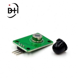 โมดูลตรวจจับอินฟราเรดของมนุษย์ D203S เซ็นเซอร์สวิตช์ตรวจจับแบบไพโรอิเล็กทริก 011050 เลนส์สีดำ - Product Image 6