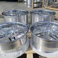 GVICHN Roues de voiture de course polies et forgées de 19 pouces personnalisées de haute qualité 6061-T6 en alliage d'aluminium 35mm/40mm/20mm PCD 100mm Et