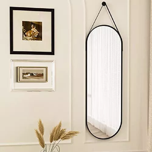 Tùy chỉnh đầy đủ chiều dài treo tường tắm gương với khung kim loại và móc - Product Image 4