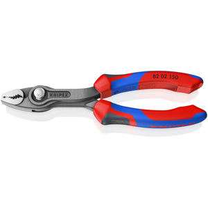 KNIPEX 82 02 150 TwinGrip <b>Pliers</b> with front and side gripping capability with comfort handles grey atramentized 150 mm - Product Image 1