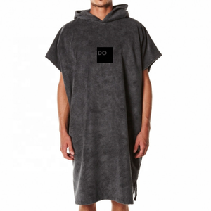 Mens Fashion Terry Cloth Towelling Robe <strong>Long</strong> <strong>Hoodie</strong> ,Thick Hooded Bathrobe <strong>Hoodie</strong> - Product Image 1