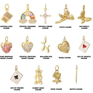 Collana con Ciondolo Personalizzabile in Acciaio Inox 316L Placcato Oro 14k 18k PVD, Impermeabile, Gioielli Raffinati Fai-da-Te per Donne - Product Image 2