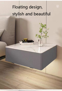 Mesita <span class=keywords><strong>de</strong></span> <span class=keywords><strong>noche</strong></span> <span class=keywords><strong>de</strong></span> madera pequeña flotante montada en la <span class=keywords><strong>pared</strong></span> moderna minimalista dormitorio roble mesita <span class=keywords><strong>de</strong></span> <span class=keywords><strong>noche</strong></span> estrecha - Product Image 6