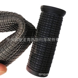 Puños para manillar de bicicleta, 7,5 cm, 12 cm, de goma suave, color negro, para bicicletas de montaña - Product Image 5