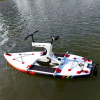 Vélo de l'eau pliable portatif pour des adultes avec la conception gonflable légère