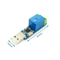 Module de relais de contrôle USB de port série d'ordinateur de type LCUS-1 module de commutateur de commande intelligent PLC à LCUS-2 voies