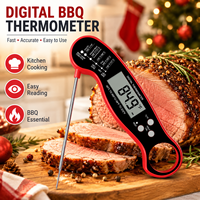 Thermomètre de cuisson instantané pour barbecue, étanche IPX6, thermomètre rapide pour viande, pour dinde, four, cadeau de Noël, OEM