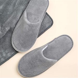 Pantoufles d'hôtel brodées personnalisées nouveau Design <span class=keywords><strong>lavable</strong></span> jetable pour femmes hôtel maison voyage Restaurants SPA - Product Image 1