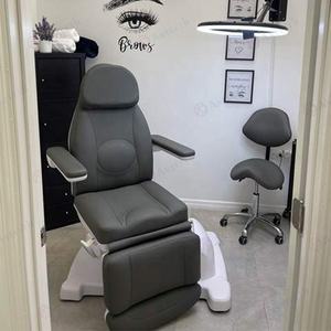 Lit de beauté rotatif à dents, lit de Massage en cuir PVC luxueux, chaise de beauté électrique pour traitement médical du visage Spa