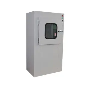 Static Electrical Interlock Pass Box Air Shower Pass Box Prevent Clean Room Polluted by External Air 220V 50hz Provided 1 MONTH