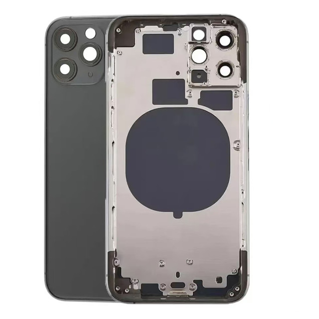 Mobile Phone Battery Door Back Glass Cover Housing with Frame for Apple iphone 11 11pro 11pro Max Repair Parts