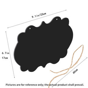 Lavagna Messaggi Cancellabile Personalizzata, Mini Lavagna Nera Bifacciale <span class=keywords><strong>da</strong></span> Appendere, Lavagna per Menu, Decorazione Murale per Ristoranti - Product Image 3