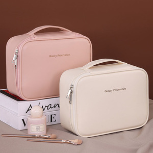Large Capacity Split Outdoor <b>Makeup</b> <b>Bag</b> for Girl Large Capacity Tioletry Orangerizer Cosmetic <b>Bags</b> <b>Quilted</b> Cosmetic Storage <b>Bag</b> - Product Image 1
