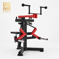 ZY- Machine de musculation professionnelle à charge libre pour soulever les bras à l'écart assis/debout, équipement de gym pour l'entraînement des épaules