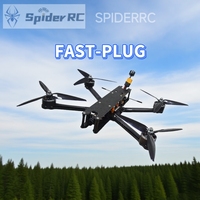 Drone FPV de 7 pouces avec caméra, télécommande de vol, mini drone FPV, 5,8G 3W VTX, temps de vol maximum de 20 minutes, longue distance