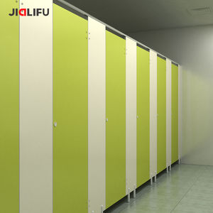 Cabines de vestiaire imperméables, cabines de toilettes colorées en HPL phénolique pour l'école - Product Image 5