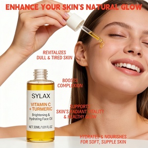 <span class=keywords><strong>Aceite</strong></span> Facial Hidratante con Vitamina C, Cúrcuma y Escualano Vegetal, Blanqueador, Antienvejecimiento, Nutritivo, para el Cuidado de la Piel, Vitalidad Radiante, para Mujeres y Hombres, 1 Fl - Product Image 5