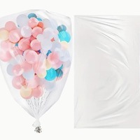 Sacs de rangement pour ballons de grande taille, sacs d'emballage transparents pour ballons, sacs de transport pour ballons, pour fêtes d'anniversaire, mariages, extérieur