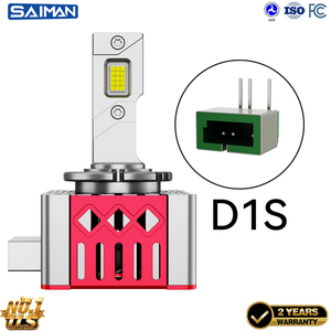 SAIMAN Bombillas LED para Faros Delanteros Serie <span class=keywords><strong>D</strong></span> Súper Brillantes de 110W 11000LM D1S-D5S 6000K con Ventilador de Refrigeración de Aluminio de Aviación, Plug-and-Play, 24 Meses de Garantía - Product Image 5