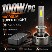 Phare LED SFIDA KA5, lentille LED, projecteur Bi LED, lentille Bi Bi LED, ampoule de phare LED H4 pour phares de voiture, feux antibrouillard