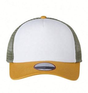 Casquette Trucker en Maille 5 Panneaux Personnalisée de Haute Qualité, Réglable, Accessoire de Mode Décontracté d'Été pour Cyclisme et Activités de Plein Air Unisexe - Product Image 2