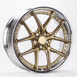 Ruedas Forjadas de Dos Piezas RCSR en Color Personalizado, Aleación 6061-T6, <span class=keywords><strong>PCD</strong></span> 5x130 para <span class=keywords><strong>Porsche</strong></span> <span class=keywords><strong>Macan</strong></span> - Product Image 4