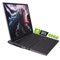 Laptop Gaming Aluminium Alloy Berkualitas Tinggi 16 Inci Intel Core I9-12th Gen I9-12900H 1920x1080 16:9 IPS SSD Kartu Grafis RTX 4060