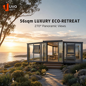 Casa Container Espandibile UVO 30FT: Lussuoso Eco-Retreat di 56mq |   270 °   Villa Resort con Vista Panoramica per il Mercato Australiano - Product Image 1