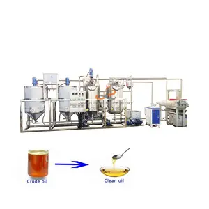 Precio de fábrica Rentable Precio más bajo Máquina de refinería de aceite de maní Máquina de refinería de aceite de manteca de karité