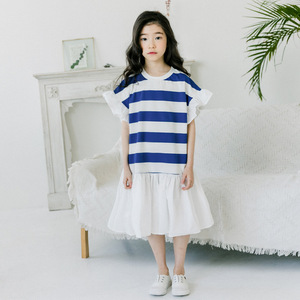 Vestido Maxi a Rayas de Colores para Niñas, Estilo Western, para Fiestas, Compra al por Mayor desde China, para el Verano, para Niños - Product Image 2