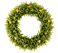 Vente en gros guirlande suspendue de haute qualité plante artificielle herbe fleur artificielle pour la décoration de la maison intérieur extérieur décor