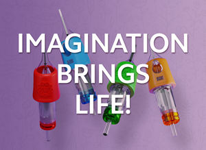 ตลับหมึกสัก M1จินตนาการ Magnum โดยจังหวะ <span class=keywords><strong>ouo</strong></span> 4มม. สแตนเลสและซิลิโคนจับ8ชิ้น - Product Image 4