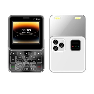 Schermo scorrevole rotante I19 Pro 2.4 per cellulari "Display 2G GSM Blacklist composizione rapida piccoli telefoni cellulari multilingue aggiornati - Product Image 1