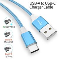 NUEVA Llegada Venta Caliente Nylon Trenzado Carga Rápida 3 A Usb a Tipo C Cable de Carga de Datos para Teléfono Móvil para iPhone 16 17