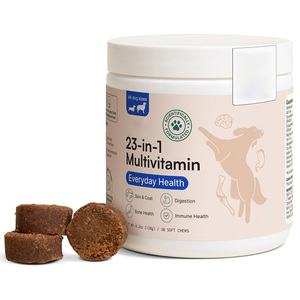 23 in 1 Multi vitamin für Hunde Soft Chews Trocken futter mit Vitamin a D3 E B1 B6 B2 B12 Biotin Omega <span class=keywords><strong>3</strong></span> 6 9 Nahrungs ergänzungs mittel für Haustiere - Product Image 6