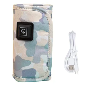 Best Selling Portable Travel Cover Insulation Infant Feeding Bottle Heated Thermostat USB Milk Warmer