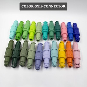Adattatore a 4 pin in rame colorato GX12/GX16/YC8/1B per aviazione con funzione di ricarica e trasferimento dati, compatibile al 100% con cavi OEM - Product Image 3