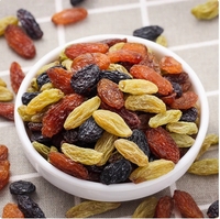 Prix raisonnable Durée de conservation 12 mois Raisins secs mélangés Doux naturel Raisin multicolore