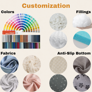 <span class=keywords><strong>2026</strong></span> Nieuwe Hoge Kwaliteit Gemakkelijk Schoon Te Maken Hondenkattenhuis Anti-Angst Orthopedisch Huisdierbed Met TPU-Binnenhoes - Product Image 6