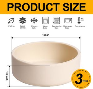 Cake&Oven Bowl - Food Grade High Temperature <b>Baking</b> Artifact, DIY Creative Omelette/Rice Ball/Pudding Making Tool - Product Image 2
