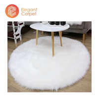 Doux fausse fourrure en peau de mouton tapis en peluche shag tapis