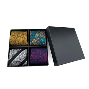 Custom Beautiful <strong>Gift</strong> Boxes for Men's Neckties Socks Handkerchief Cufflinks-for Birthday <strong>Gift</strong> Packing <strong>Featuring</strong> Sponge Liner - Product Image 6