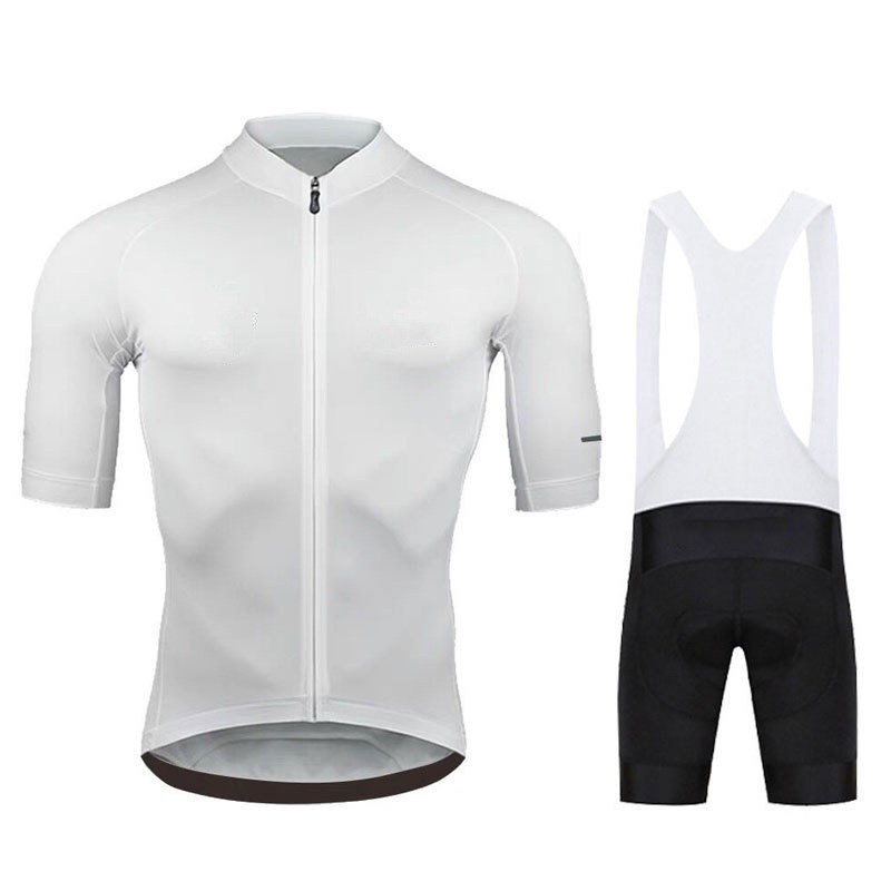 White suspender suit-white