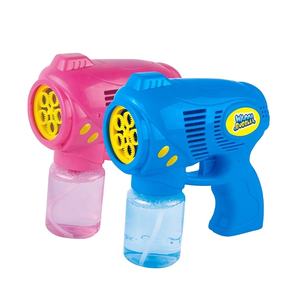 2023 Bubble shooter burbujas toys Battery Operated Bubbles Gun Blaster Blower with Bottle Solutions