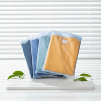 Sacs refermables transparents mats pour l'emballage de vêtements, sous-vêtements, caleçons, chemises - Plastique PE/CPE