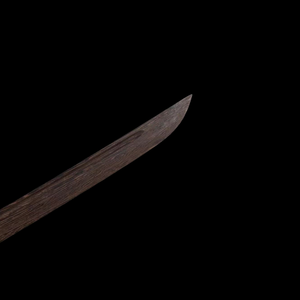Spada giapponese curva nera spada Samurai in <span class=keywords><strong>legno</strong></span> gioco Anime - Product Image 6