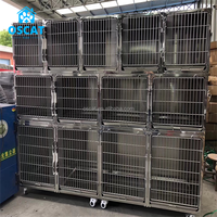 Cage pour animaux OSCAT, 13 portes, équipement vétérinaire, acier inoxydable 304, assemblée, pour hôpital vétérinaire, élevage, clinique vétérinaire
