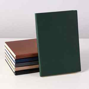 A5 PU Leather Linen Hardcover Loose-Leaf Custom Printing Gift Self Care Wellness Journal <b>Notebook</b> Agenda Daily Weekly <b>Planner</b> - Product Image 3