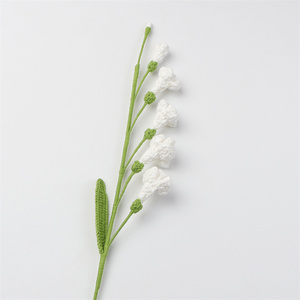 Petite fleur de <span class=keywords><strong>Freesia</strong></span> simple faite à la main pour la décoration de la maison Graduation/cadeau Noël fête des mères et nouvel an - Product Image 2
